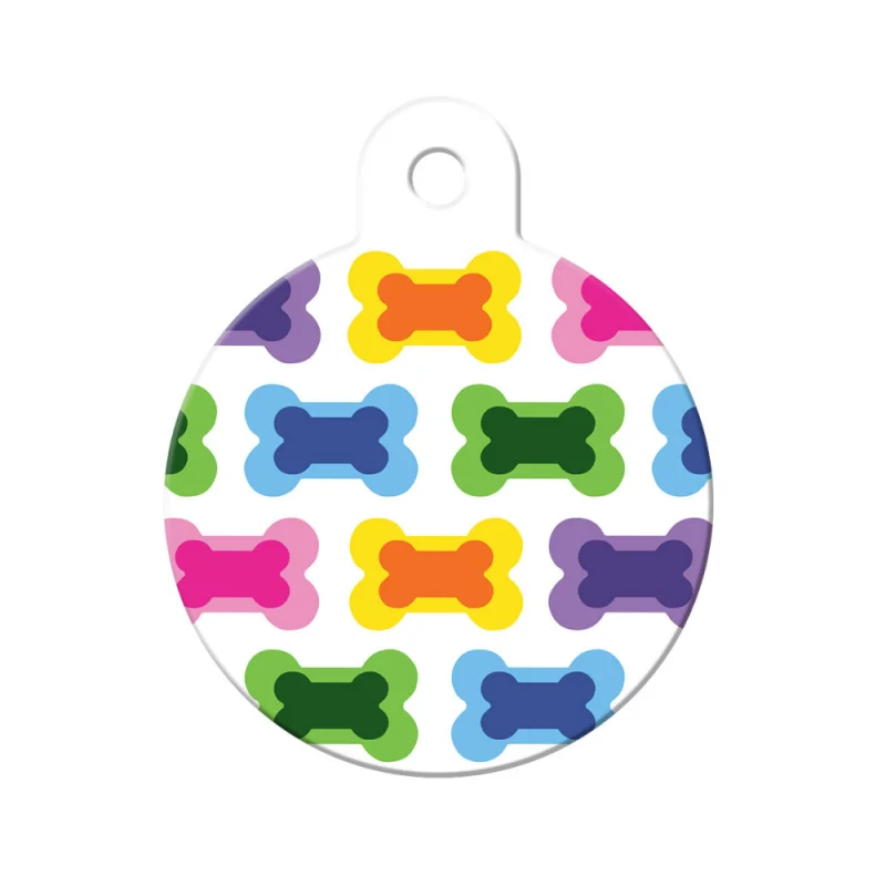 Multicolor Bones - Large Circle